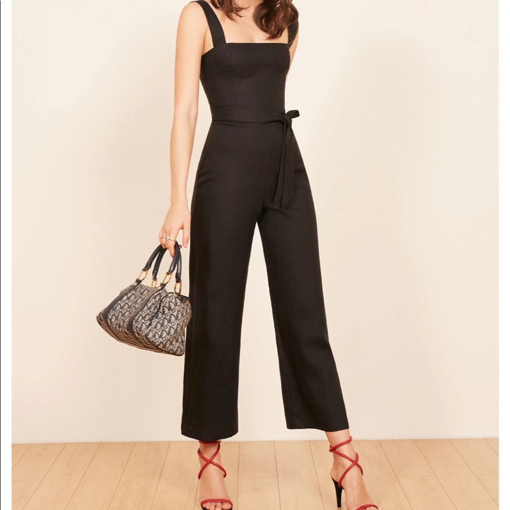 Reformation Birch Linen Jumpsuit